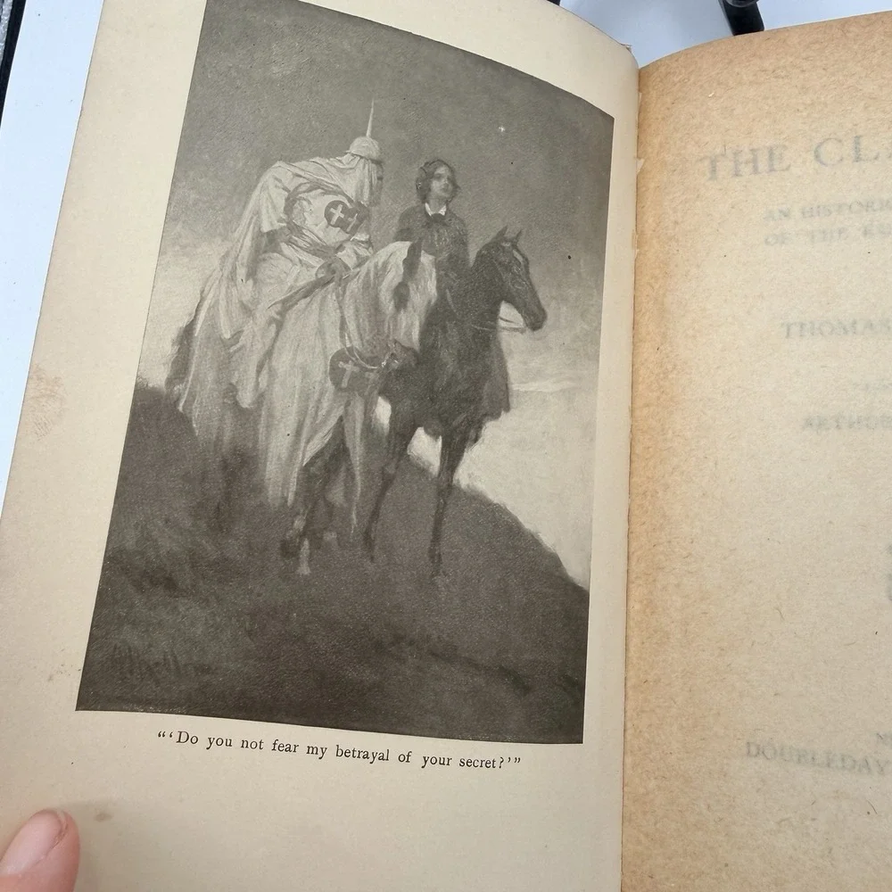 1905 The Clansman by Thomas Dixon Jr.  1st Edition  RARE